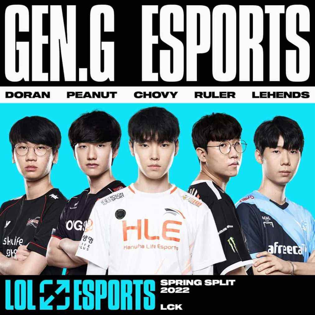 Composition de League of Legends 2022 GEN