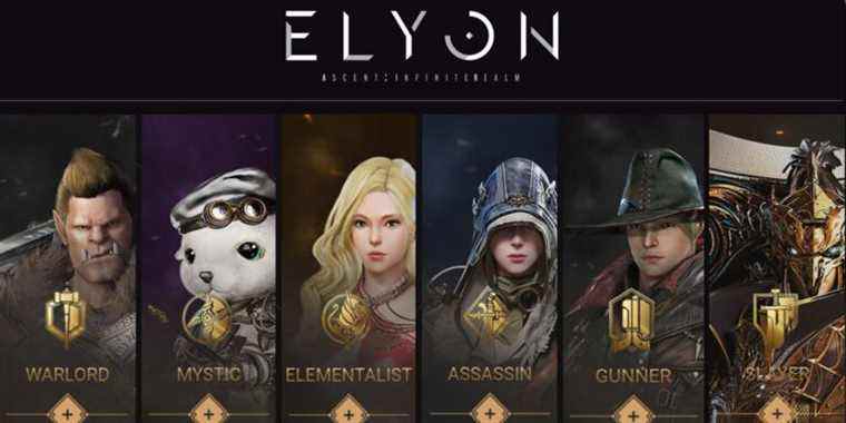 Elyon : les 6 classes, classées
