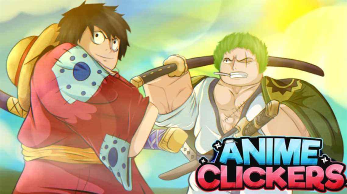 Anime Clicker Simulator Codes Roblox janvier 2022
