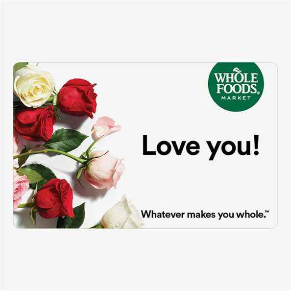 Whole Foods E-carte-cadeau