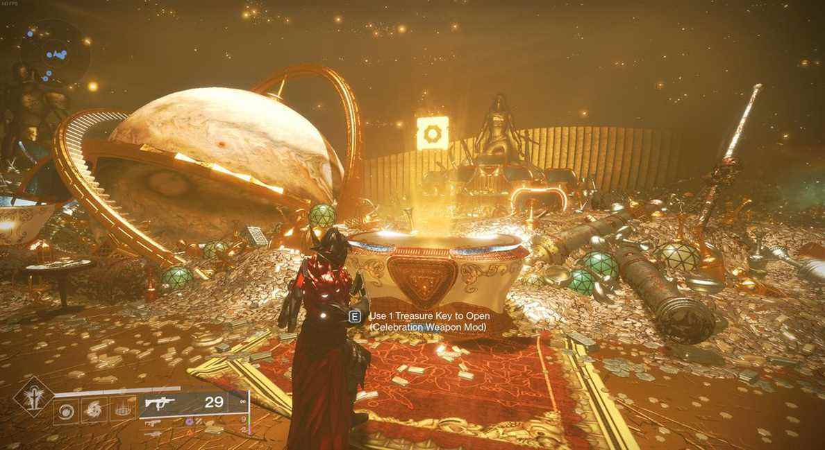 Le cache du mode arme de célébration dans Destiny 2