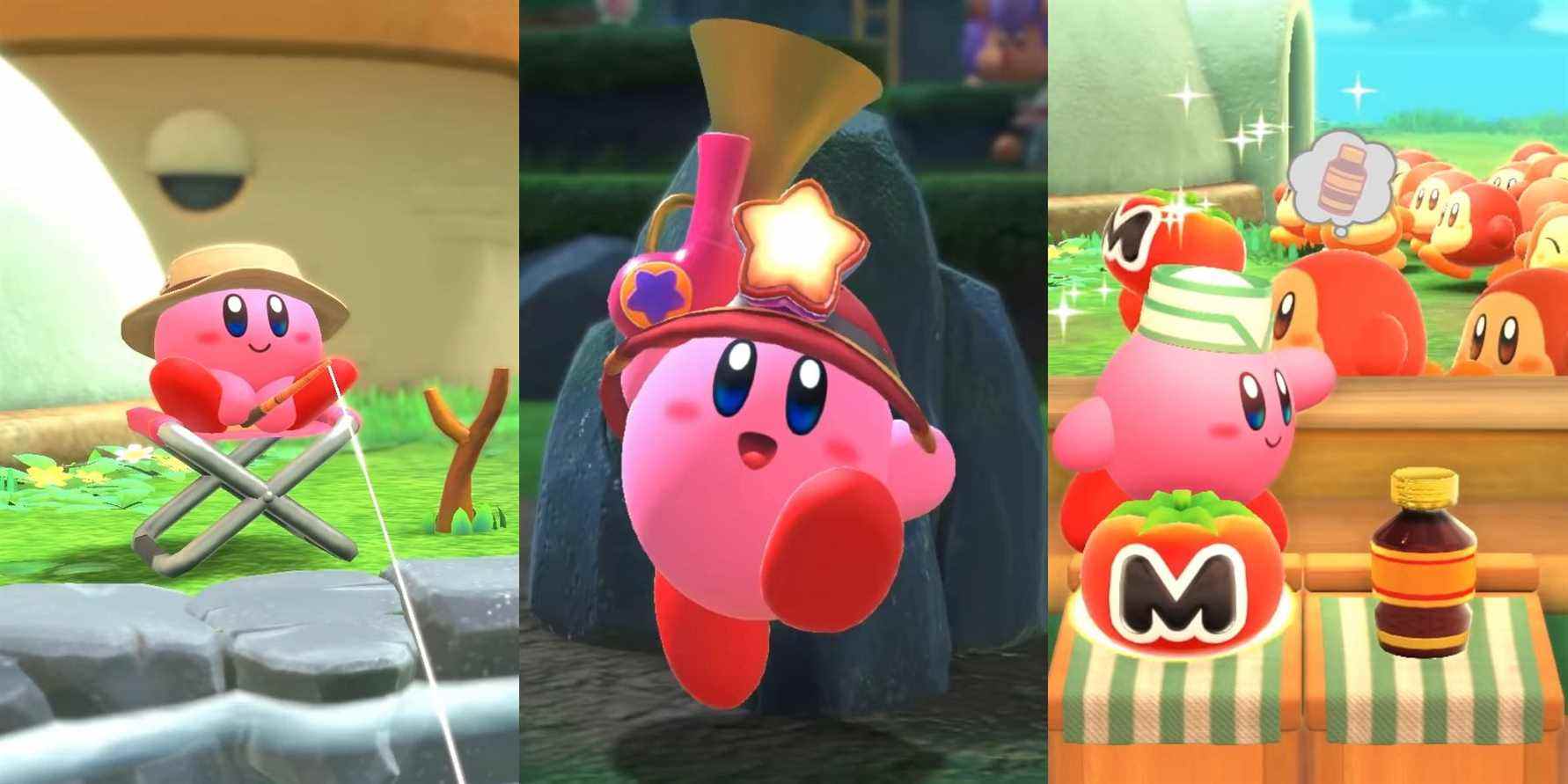 Kirby et les sous-jeux de Forgotten Land pourraient faire partie de l'aventure principale
