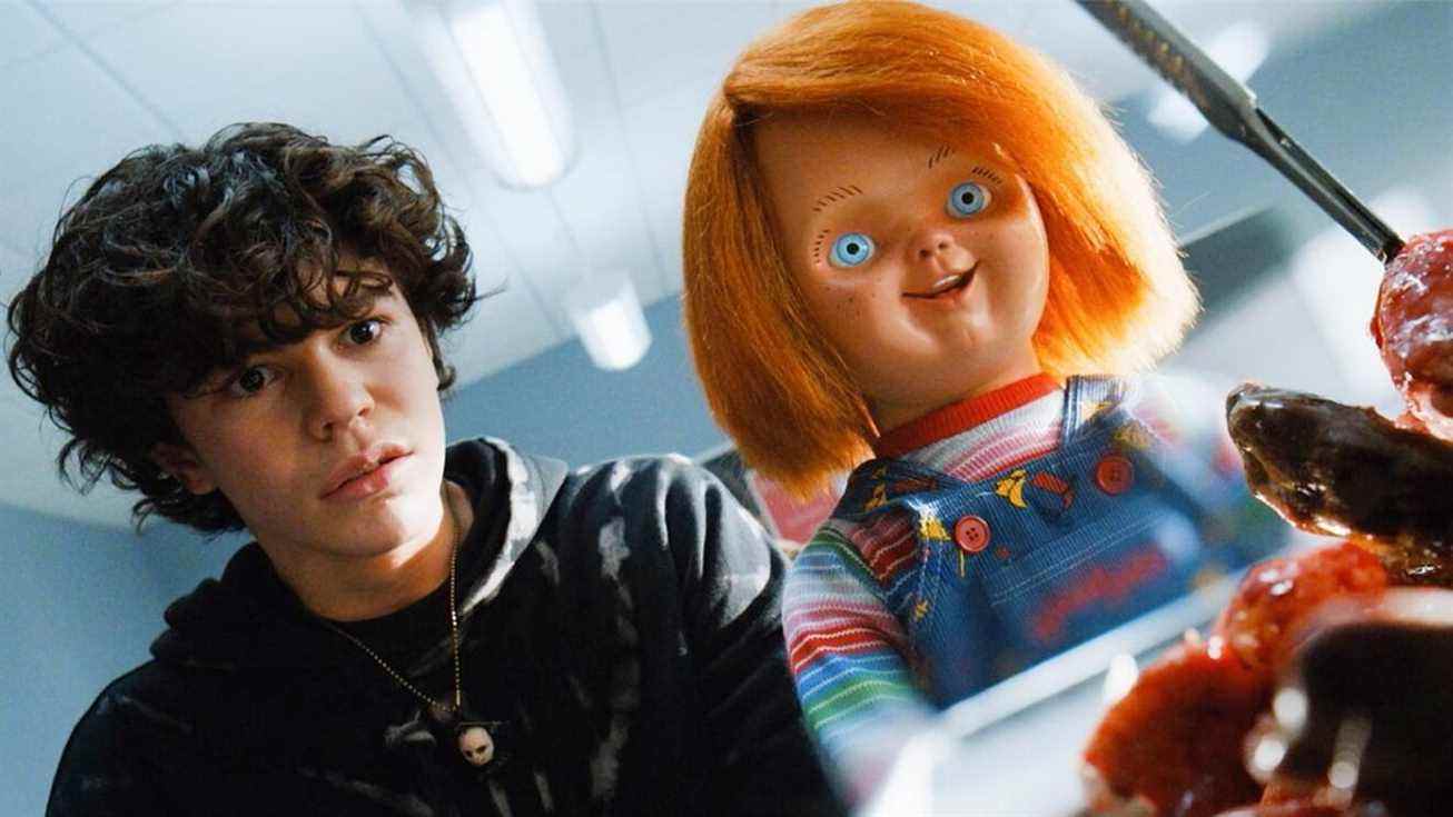 Émission télévisée Chucky Childs Play Franchise d'horreur Don Mancini produite en série mais vision artistique singulière unique Un jeu d'enfant