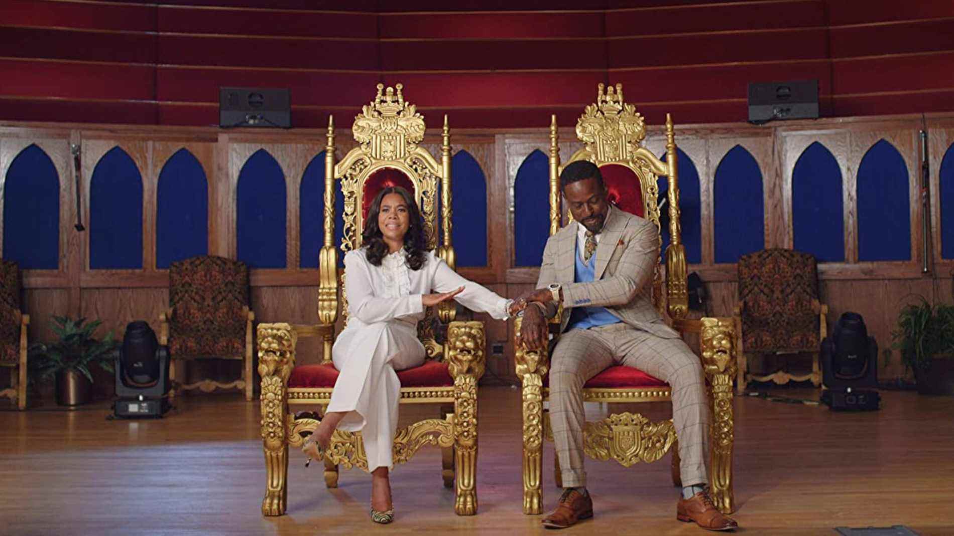 Regina Hall et Sterling K. Brown dans Honk for Jesus, Save Your Soul