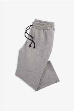 TomboyX Eco Fleece Pantalon Large Gris Chiné