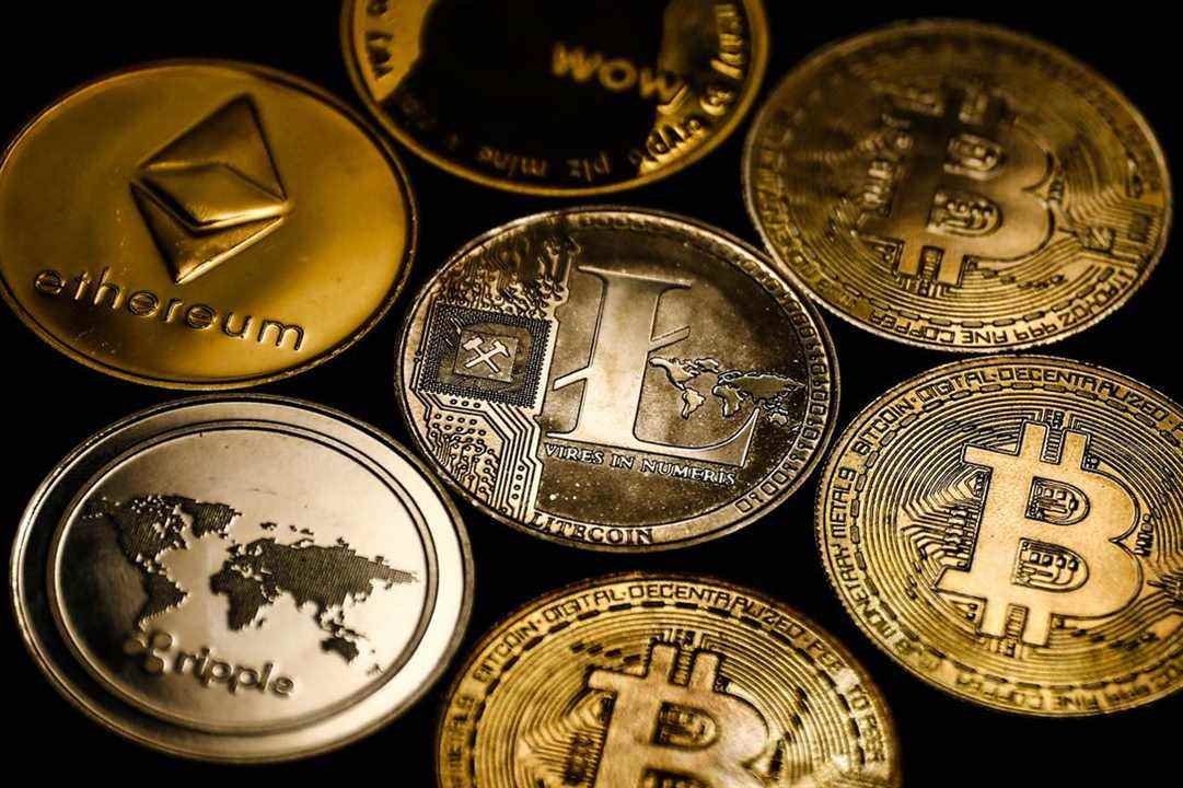 Pièces de crypto-monnaie