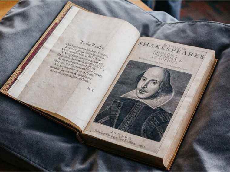 Volume historique des pièces de Shakespeare acquises par la bibliothèque de l’UBC