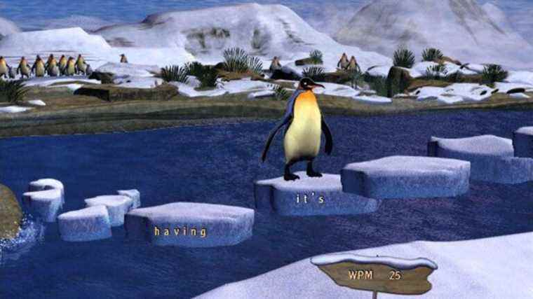     Où est donc le remake HD du jeu de dactylographie des pingouins de Mavis Beacon ?

