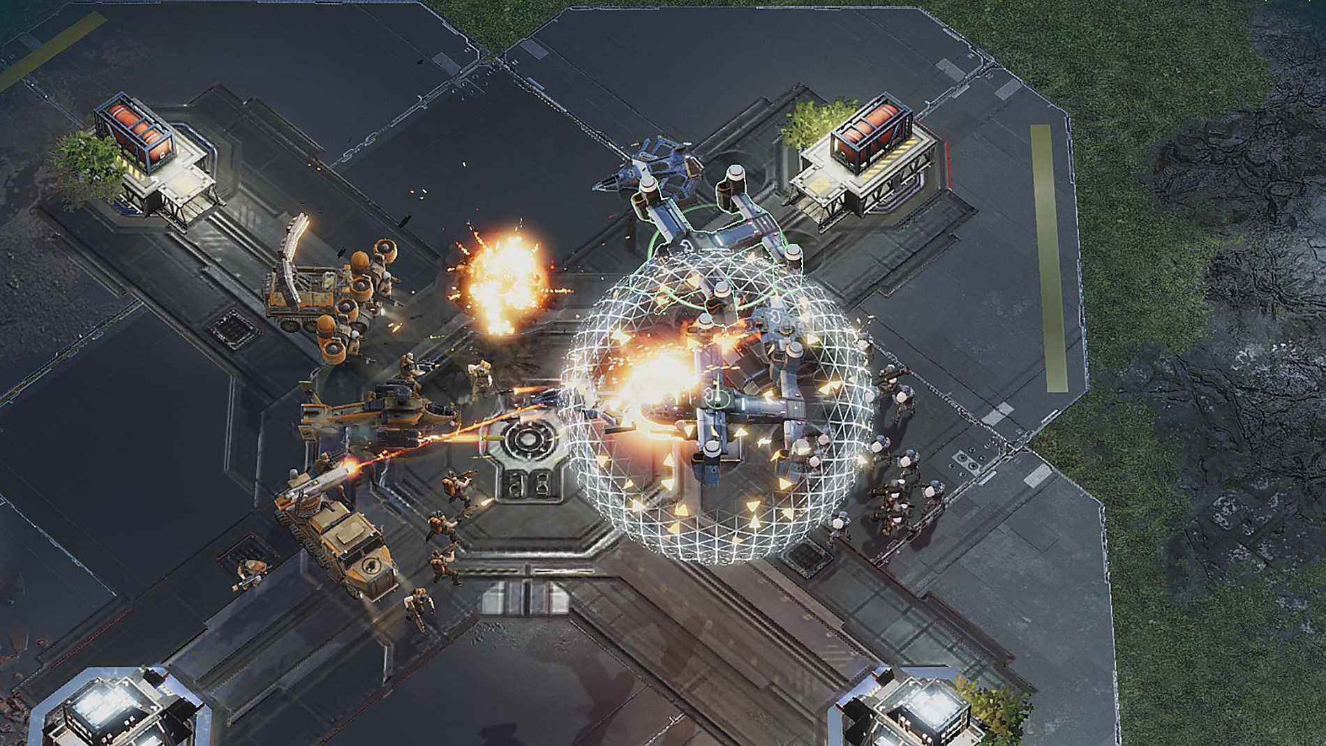 Aperçu de CrossFire: Legion Blackbird Interactive Smilegate RTS stratégie en temps réel comme Command & Conquer conception de jeu à l'ancienne avec possibilité d'évoluer et de se développer