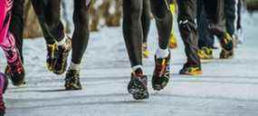 Courir en hiver peut être exaltant.