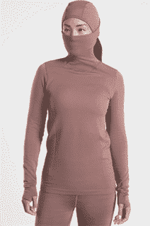 Athleta Flurry Balaclava Rib Mix Solide