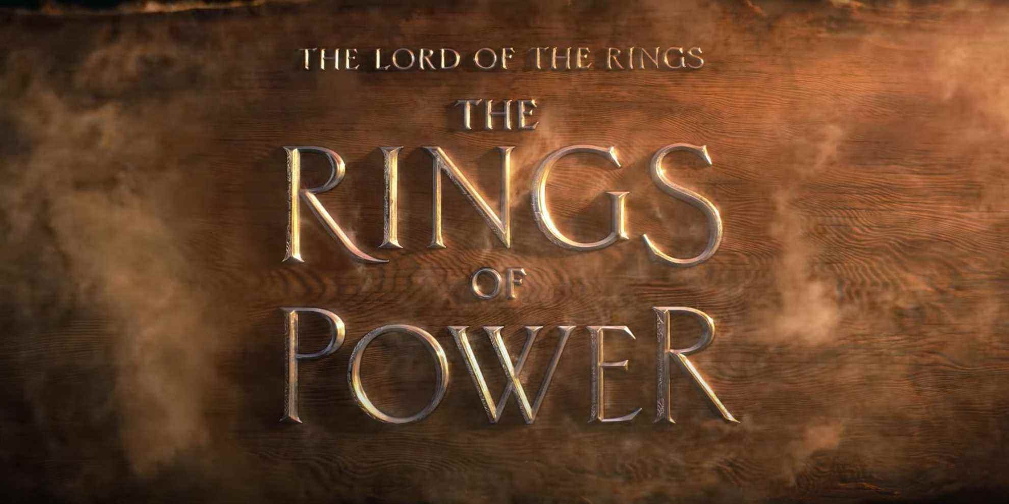 Lord Of The Rings: The Rings Of Power arrive sur Amazon Prime le 2 septembre 
