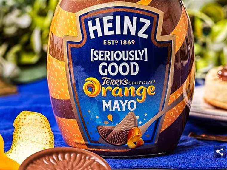 La mayonnaise au chocolat et à l’orange en tête de liste des aliments étranges de 2021