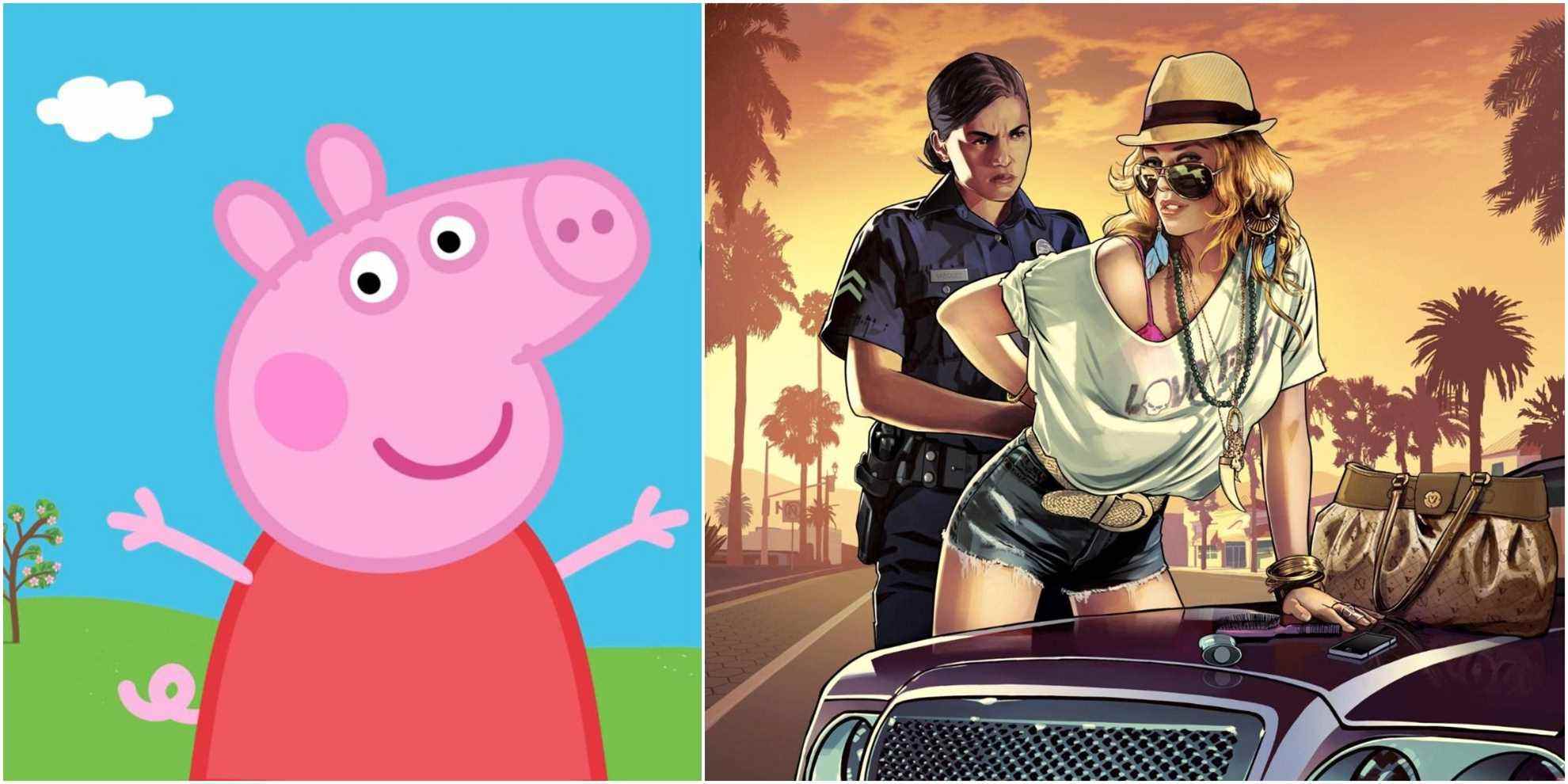 Mon ami Peppa Pig obtient une mise à niveau de la génération actuelle avant GTA 5
