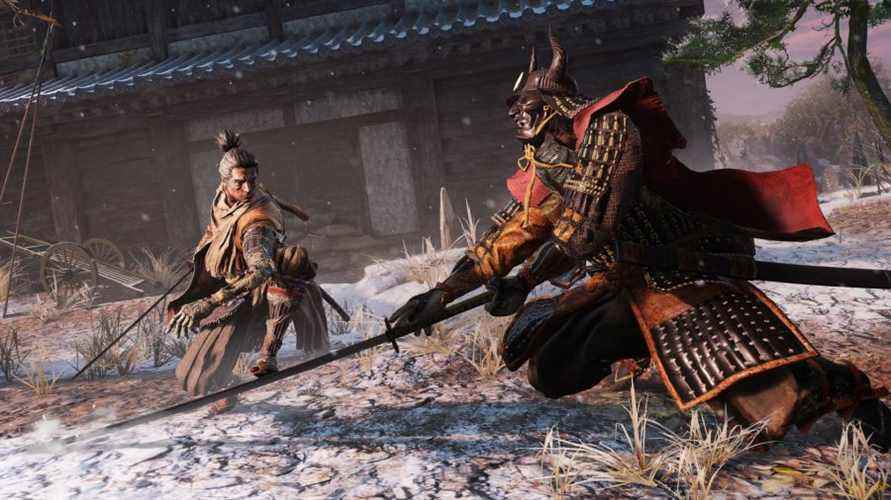 Sekiro Shadows Die Twice au début de la bataille contre le boss