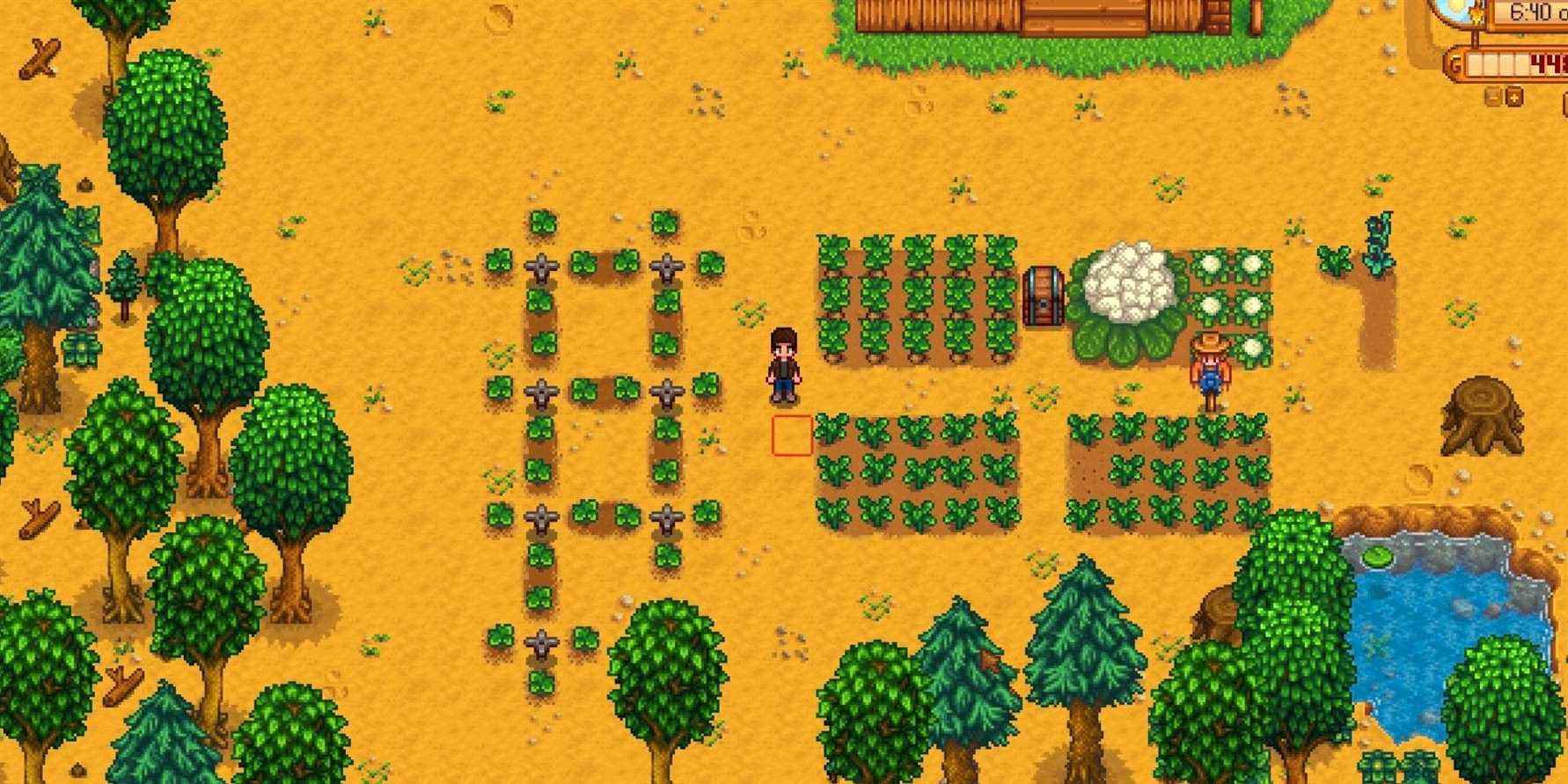 Les joueurs de Stardew Valley ont un débat sur la robe de la couleur des arroseurs
