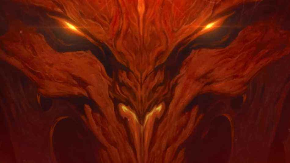 Le diablo 3 assombrissement du logo Tristram.