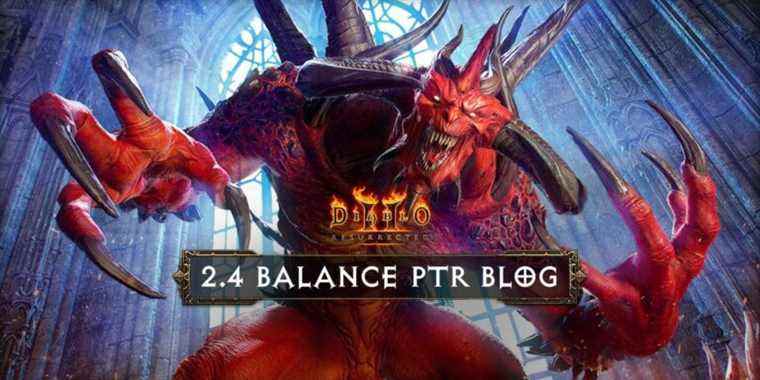 Diablo 2 : la mise à jour ressuscitée du PTR se concentre sur l'équilibre des classes
