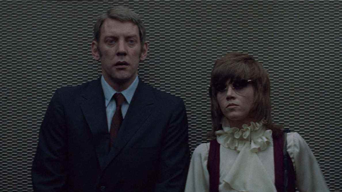 Donald Sutherland et Jane Fonda dans Klute