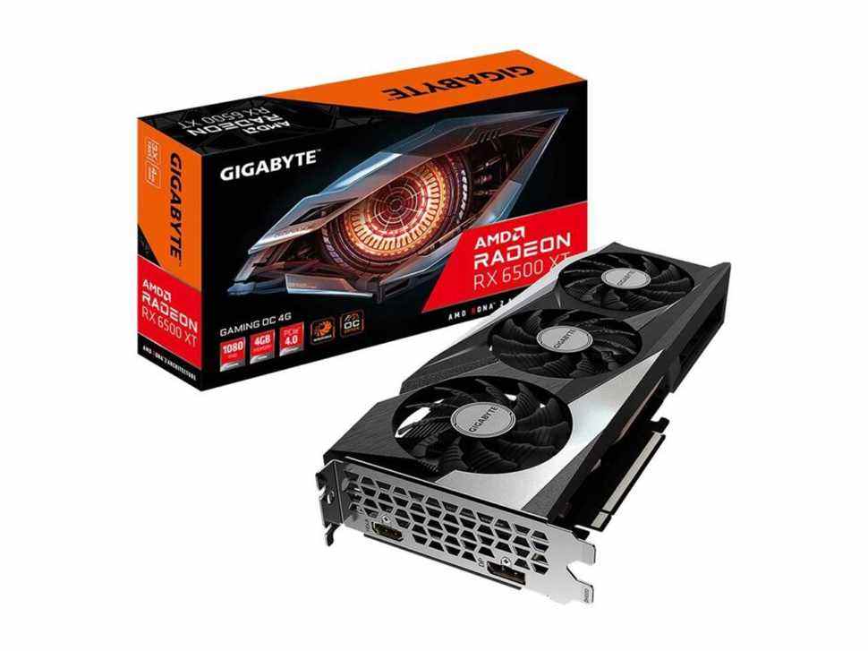 Le Gigabyte Gaming OC Radeon RX 6500 XT absurdement sur-refroidi coûte 300 $, 100 $ de plus que le PDSF du RX 6500 XT.  Vous ne pouvez pas l'acheter.