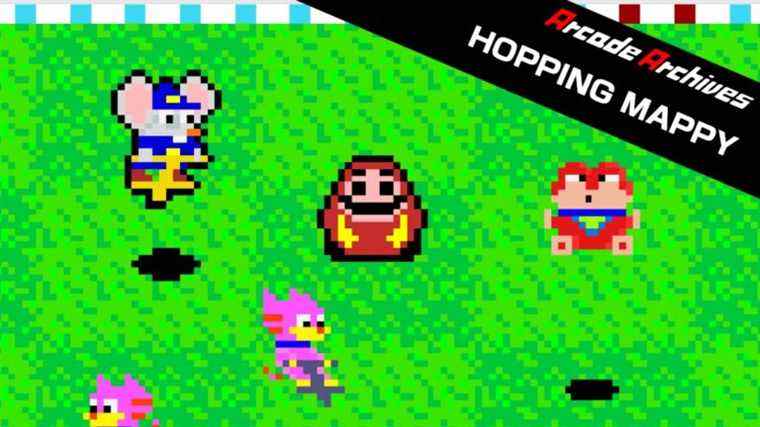 Arcade Archives Sauter le gameplay de Mappy
