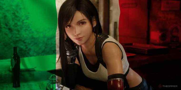 Tifa Lockhart est devenue une icône italienne saine
