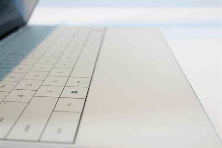 Le repose-poignets ultra-propre du Dell XPS 13 Plus.