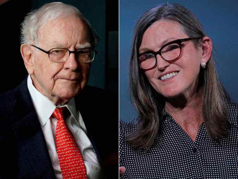 Warren Buffett et Cathie Wood affichent un gain similaire sur 2 ans avec des stratégies complètement différentes