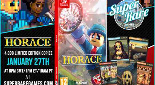 Horace obtient une version physique sur Switch