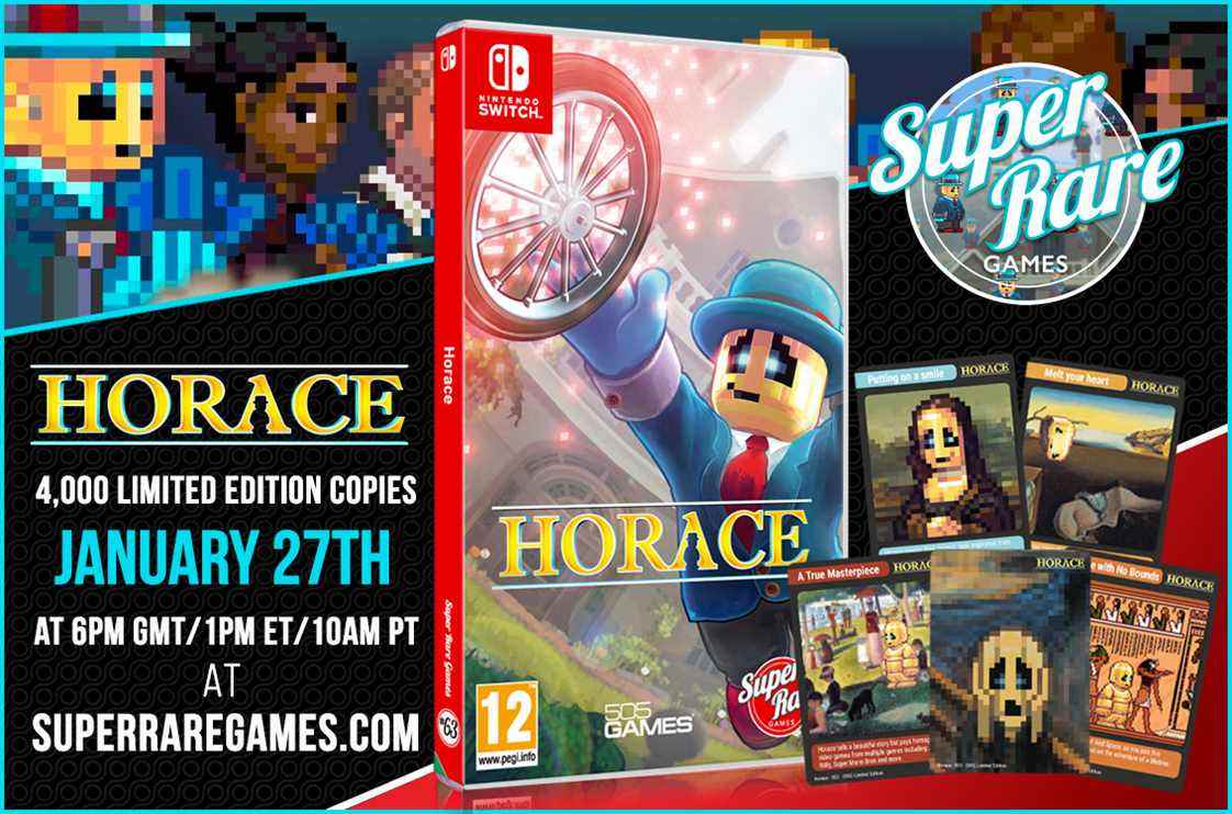 Horace obtient une version physique sur Switch
