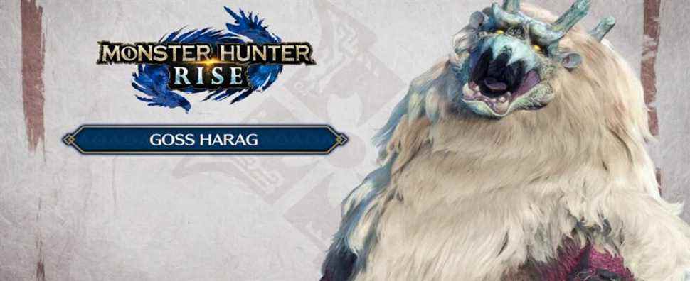 Monster Hunter Rise: Comment obtenir la bile de Goss Harag