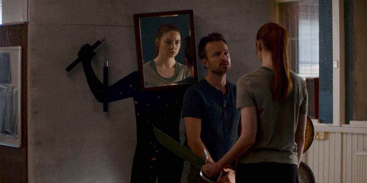 Premières critiques pour le nouveau film de Karen Gillan et Aaron Paul

