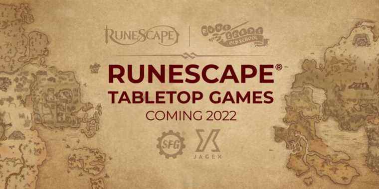 RuneScape obtient ses propres jeux de table
