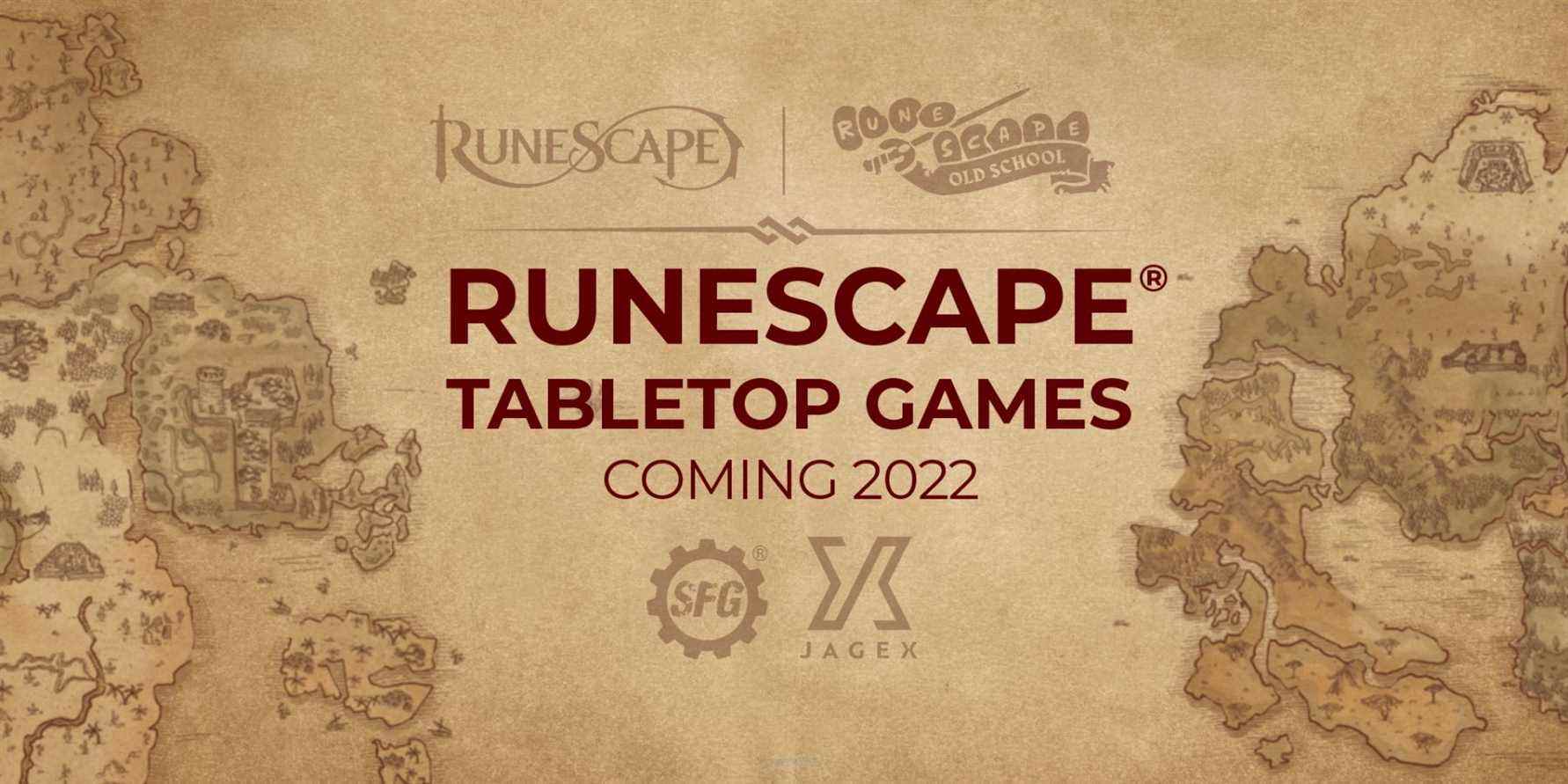 RuneScape obtient ses propres jeux de table
