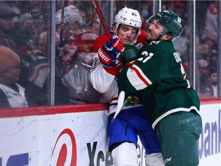 Les Canadiens fatigués de la route malmenés au Minnesota