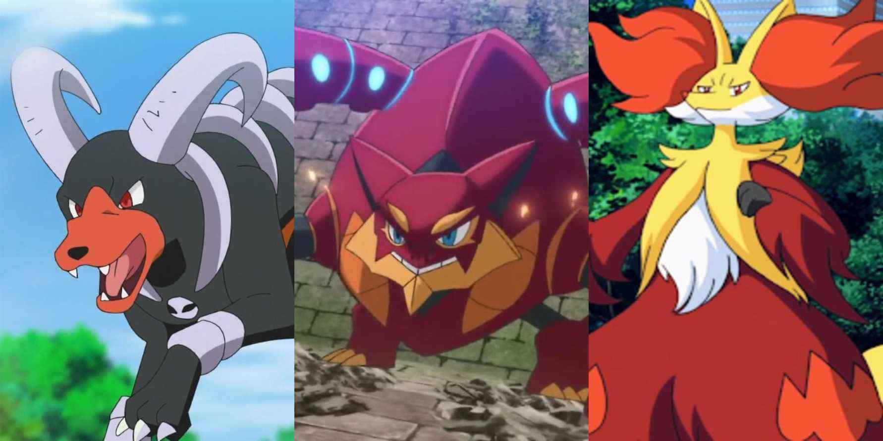 Pokemon: Le meilleur typage secondaire pour les types de feu
