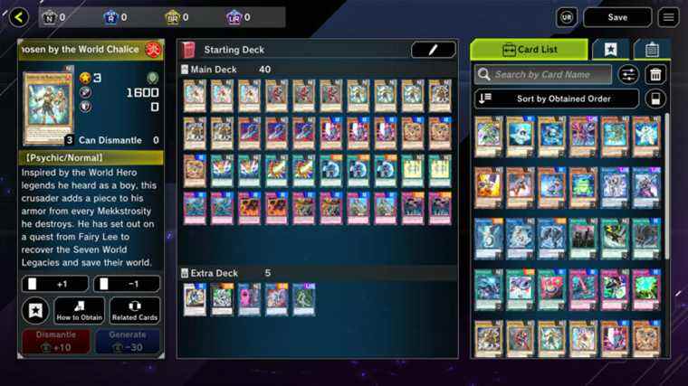 Liste des packs secrets Yu-Gi-Oh Master Duel
