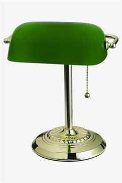 Lampe de bureau traditionnelle des banquiers Catalina