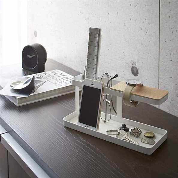 Organisateur de barre de bureau Yamazaki Home Tower