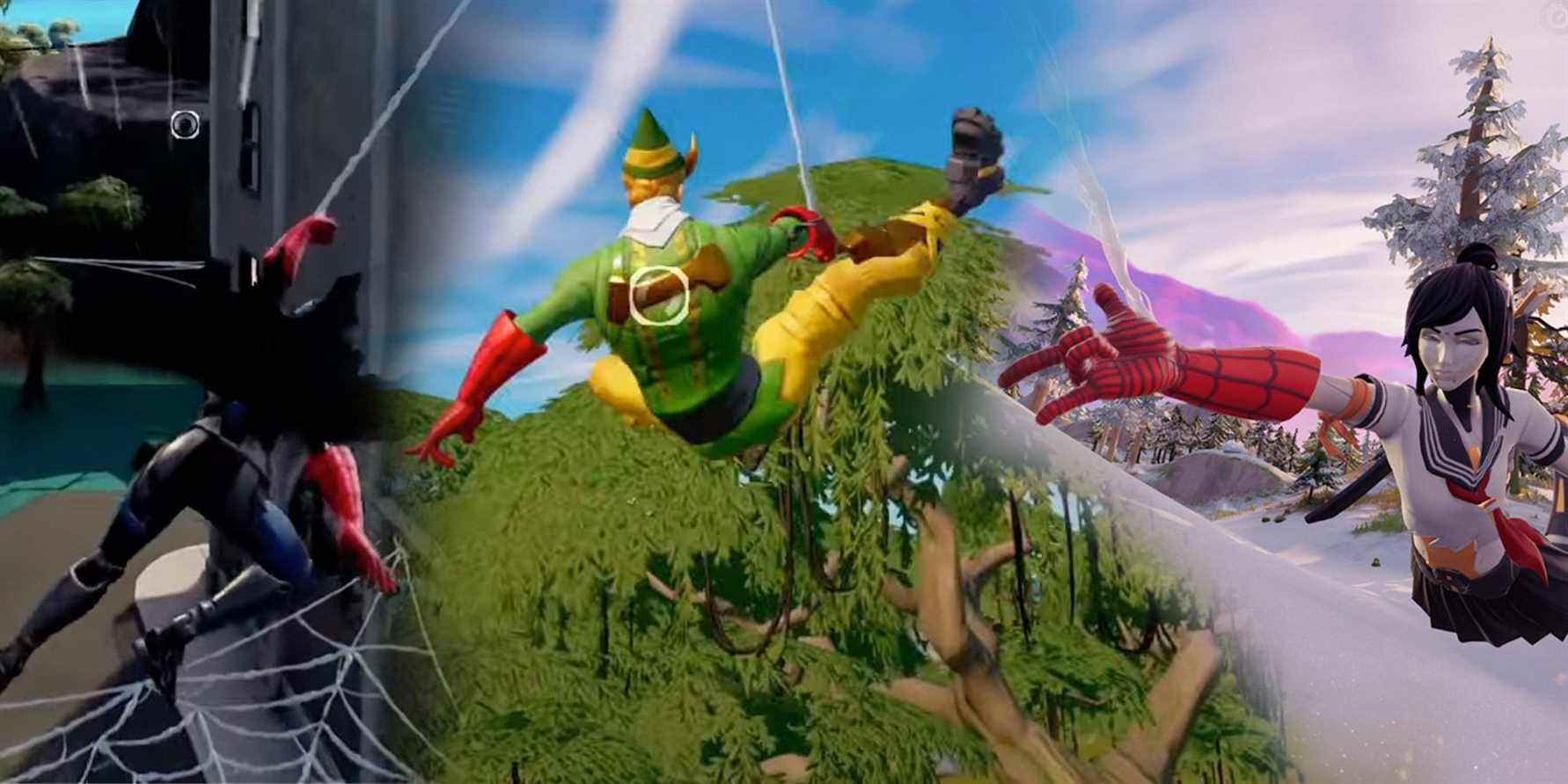 Fortnite devrait faire des tireurs Web de Spider-Man une fonctionnalité permanente
