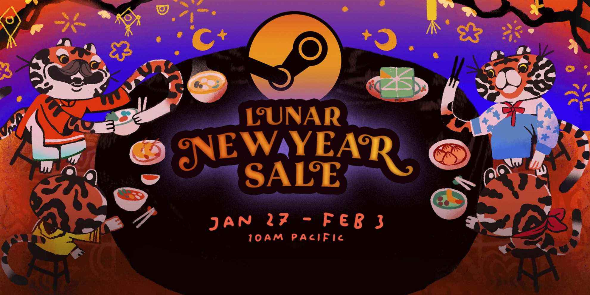 Des milliers de jeux sont jusqu'à 90% de réduction dans la vente Steam Lunar
