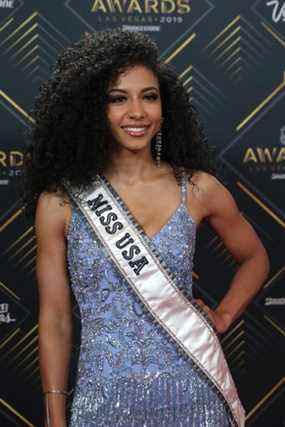 Miss USA 2019 Cheslie Kryst arrive à la remise des prix de la LNH 2019 au Mandalay Bay Events Center le 19 juin 2019 à Las Vegas, Nevada.  (Photo de Bruce Bennett/Getty Images)