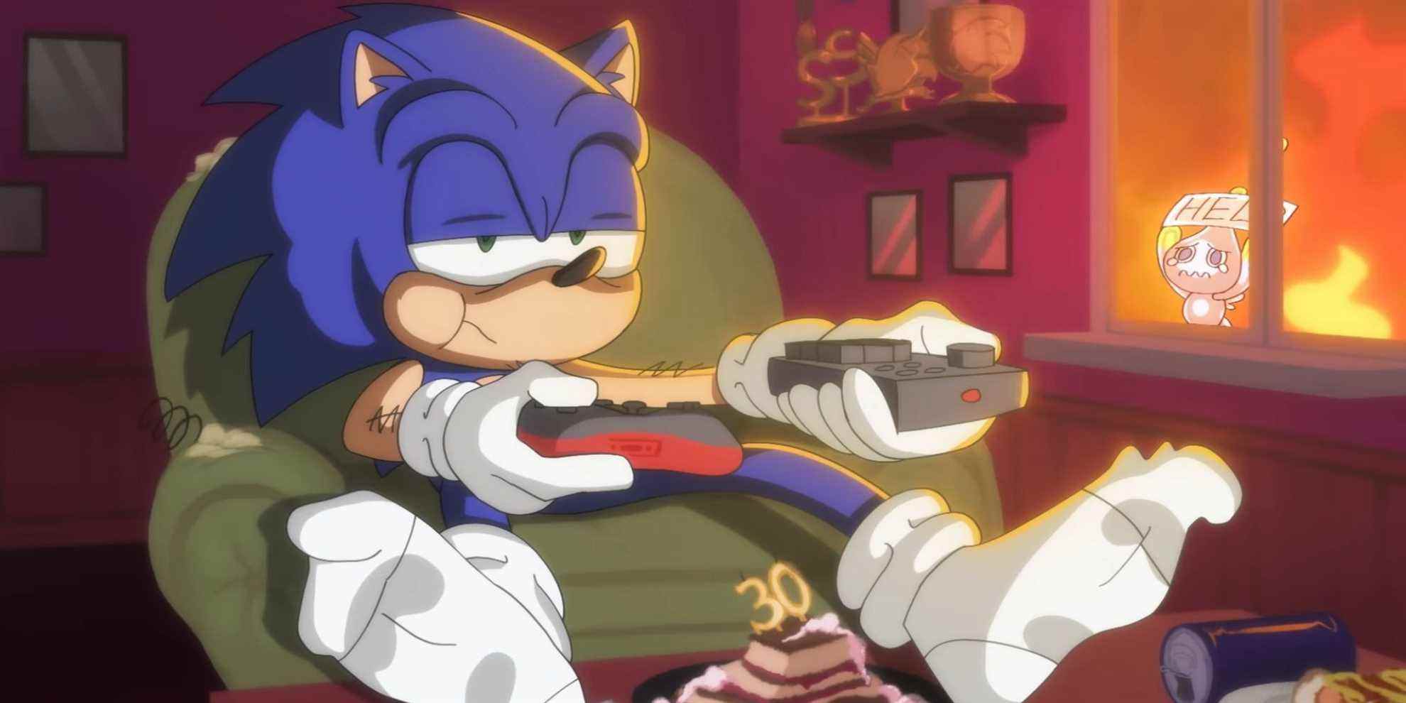 Regardez Sonic avoir une crise de la quarantaine dans ce nouveau clip vidéo
