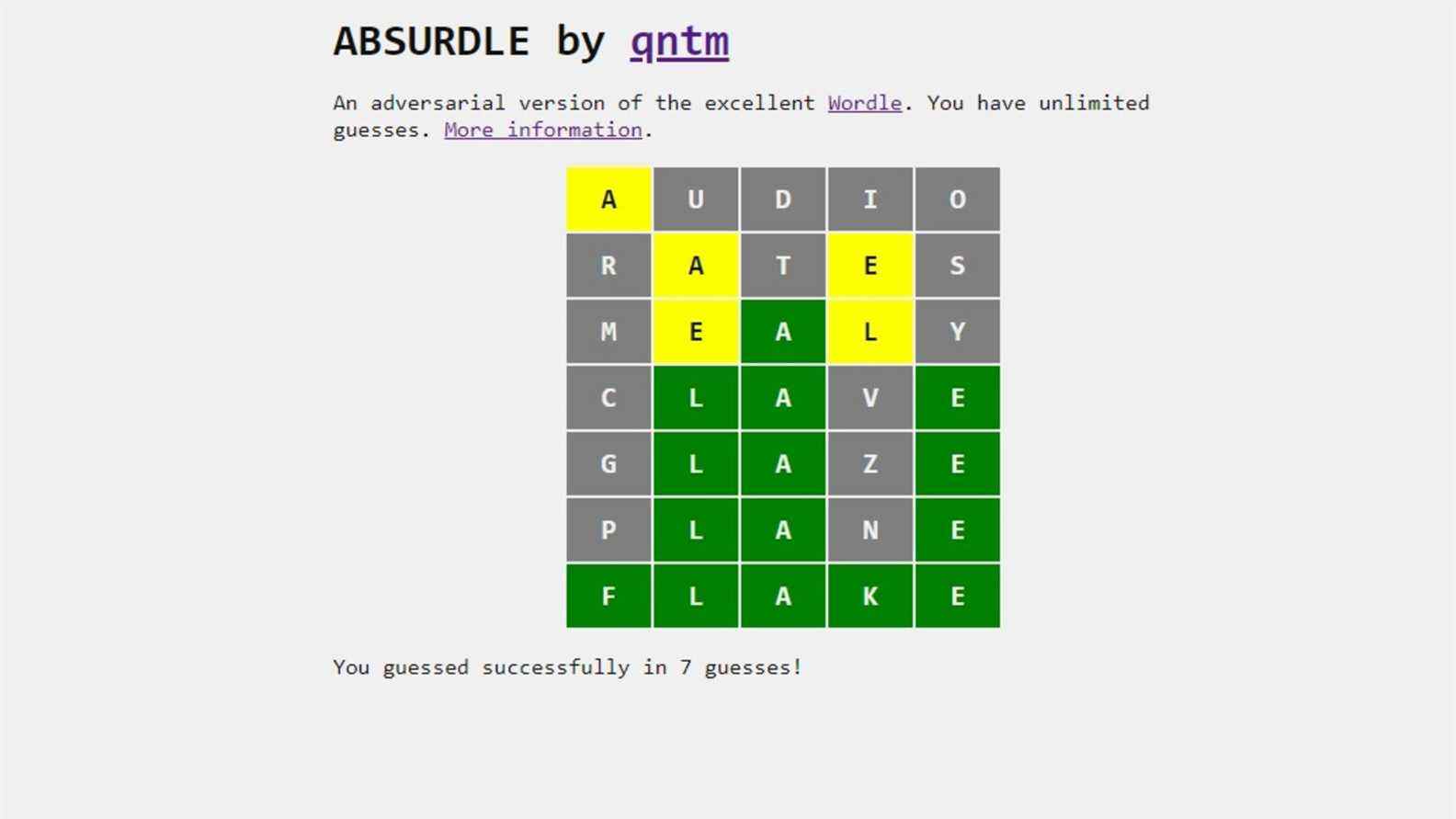     Absurdle est une variante de Wordle qui vous déteste - tandis que Sweardle vous maudit

