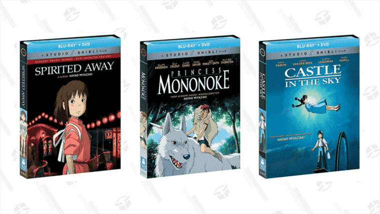 Achetez ces Blu-Ray Studio Ghibli pour 11 $ sur Amazon ou je vous casse le bras !