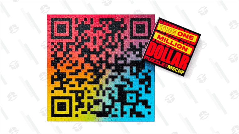 Achetez un code QR Jigsaw pour 16% de réduction et devenez peut-être millionnaire