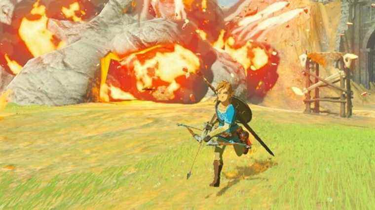  Aléatoire : Vous voulez obtenir la "Flèche impossible" de Zelda : Breath Of The Wild ?  Faites-vous exploser 1 000 fois
