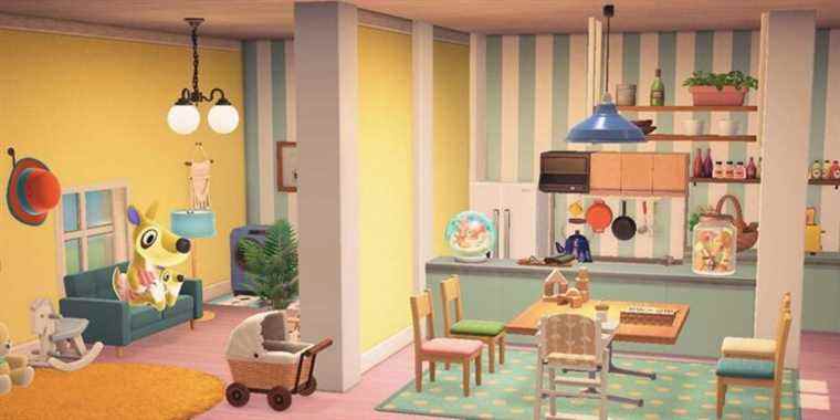 Animal Crossing: New Horizons Player crée une maison avec un décor inspiré des années 70
