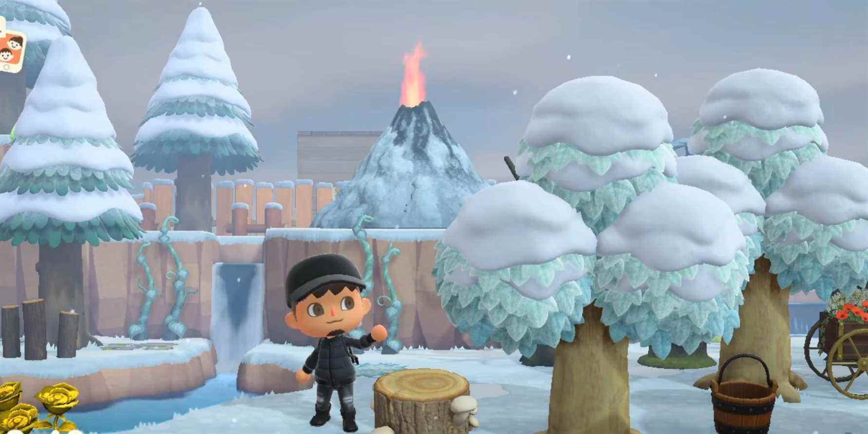 Animal Crossing: New Horizons Trick donne l'impression que les joueurs ont un volcan actif sur leur île
