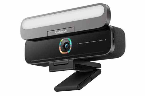 Anker lance une webcam 2K avec éclairage intégré, haut-parleurs et plus encore pour 220 $